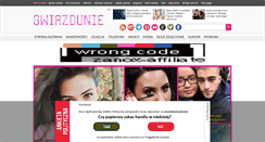 Desktop Screenshot of gwiazdunie.pl